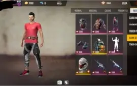 Conta De Free Fire Com Camisa de Time