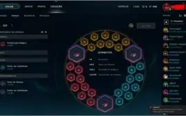 58 Campeões | 2 Páginas de runas | 12 Skins (caras)