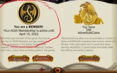 Conta Aqw Lv 100 Com Member E Barata