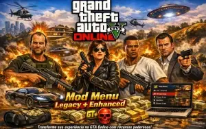 Mod Menu GTA Online Legacy + Enhanced e libere o GTA+