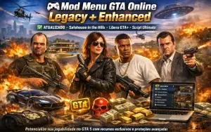Mod Menu GTA Online Legacy + Enhanced e libere o GTA+