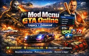 Mod Menu GTA Online Legacy + Enhanced e libere o GTA+