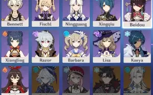 Ar 56 Com 10 Personagens 5* E 5 Armas 5*, Sem Vínculos
