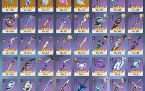 Ar 56 Com 10 Personagens 5* E 5 Armas 5*, Sem Vínculos