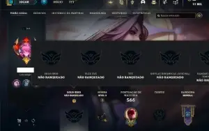 Conta Unranked com 150 Champs e 159 Skins + 2 Prestigios