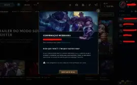 Conta Lol - D4 Mmr Mestre 41Pdl/Game