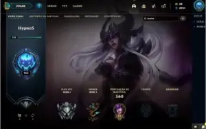 CONTA LEAGUE OF LEGENDS 60 SKILL 124 CAMPEOS