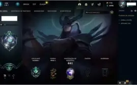 conta de lol platina 1 150 skins com skin rara corki ovni