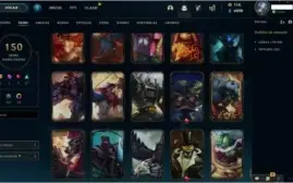 conta de lol platina 1 150 skins com skin rara corki ovni