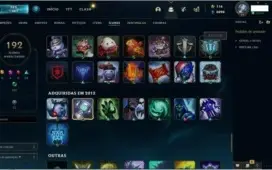 conta de lol platina 1 150 skins com skin rara corki ovni