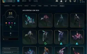 CONTA LOL DIAMANTE// QUASE TODOS CAMPEÕES// 160 SKINS// S5
