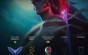 Conta diamante 2 League of Legends