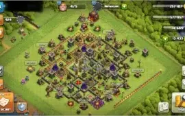Conta clash of clans cv 10 semi full com 13400 gemas