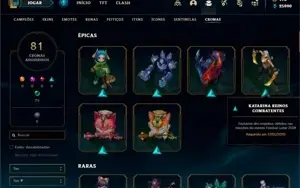 Conta lol Diamante 2 (MMR de Mestre)