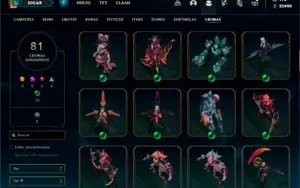 Conta lol Diamante 2 (MMR de Mestre)