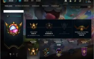Conta ouro 4 com 135 champs e 82 skins