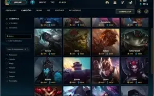 Conta ouro 4 com 135 champs e 82 skins