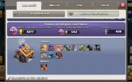 CoC CV13 (principais defesas full) e CC9 (full c 5k troféus)