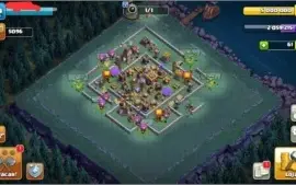 CoC CV13 (principais defesas full) e CC9 (full c 5k troféus)