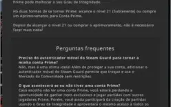 CONTA CSGO PRIME | AGUIA 2 | PRIME | 109 WINS |