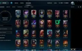 CONTA LEAGUE OF LEGENDS 659 SKINS