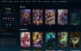 Full Acesso / 700 Skins / 164 Champ / Since 2013
