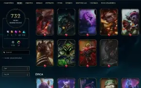 Full Acesso / 700 Skins / 164 Champ / Since 2013