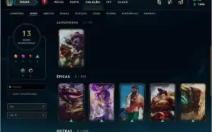 conta lol lvl 64 otima pra smurf