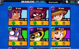 Conta Brawl Stars 15500 Trofeus 37/48