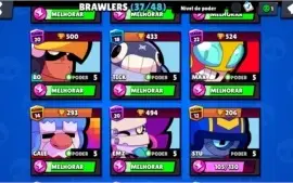 Conta Brawl Stars 15500 Trofeus 37/48