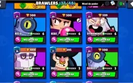 Conta Brawl Stars 15500 Trofeus 37/48