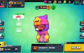 Conta Brawl Stars 15500 Trofeus 37/48