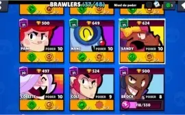 Conta Brawl Stars 15500 Trofeus 37/48