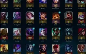 CONTA LEAGUE OF LEGENDS PLATINA V, 65 CHAMPIONS, 16 SKINS!
