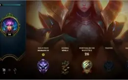 Conta LoL Diamante 4 75% WinRate