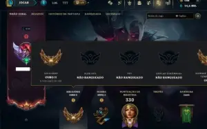 Ouro 2 com 120 Champs e 64 Skins ( MAIN ADC )