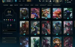 Ouro 2 com 120 Champs e 64 Skins ( MAIN ADC )