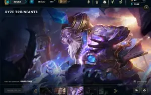 Diamante 4 com 150 Champs e 143 Skins + Ryze Triunfante