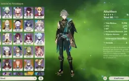Conta Ar 58 Com 24 Personagens 5* E 5 Armas 5*