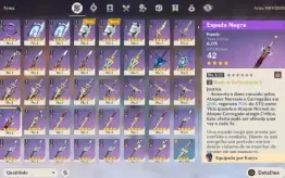 Conta Ar 58 Com 24 Personagens 5* E 5 Armas 5*