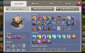Clash of clans cv11 com 6 construtores