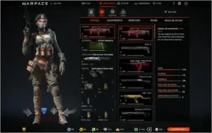 Conta Warface patente full, 24 warbox de cash, K/D positivo