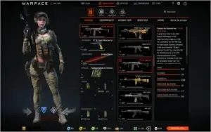 Conta Warface patente full, 24 warbox de cash, K/D positivo