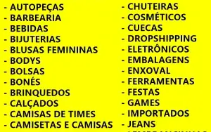 Lista de Fornecedores Atualizada