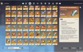 Shogun + Lança + Xiao + Primitiva + Venti