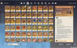 Shogun + Lança + Xiao + Primitiva + Venti