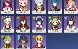 CONTA AR 54 COM 7 PERSONAGENS 5 ESTRELAS ⭐⭐⭐⭐⭐