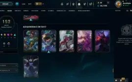 conta de lol 11 anos muita skin