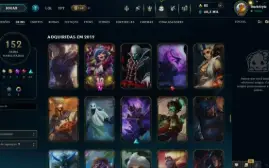 conta de lol 11 anos muita skin