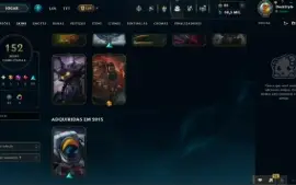 conta de lol 11 anos muita skin